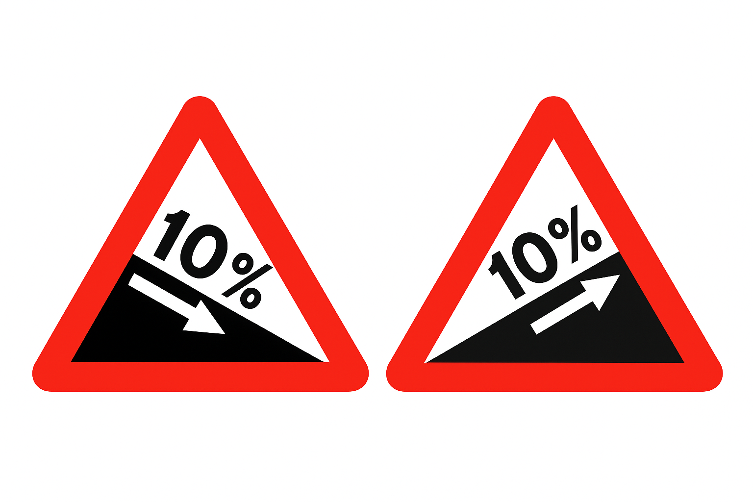 Se&ntilde;ales P-16a P-16b Bajada subida